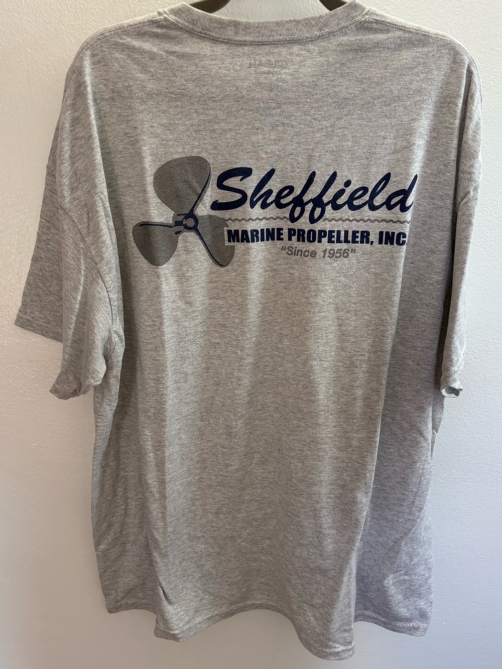 Sheffield Marine Propeller Gray T-shirt 2XL